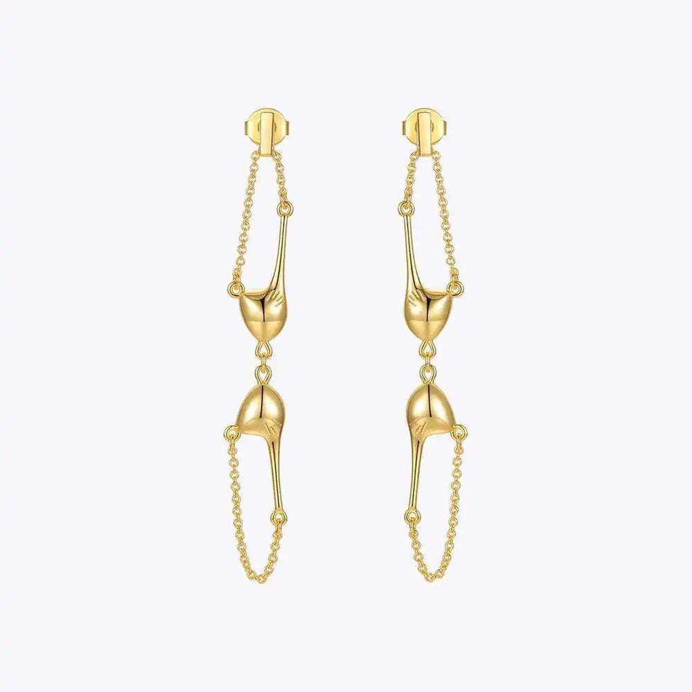 【クーポン利用で8570円】 【クーポン利用で8570円】 ペンダント ピアス ゴールド ドロップ 揺れる レディース ブラジャー 18K プレート セクシー ダングル ファッション ジュエリー パーティ デイリー E 6,349円
