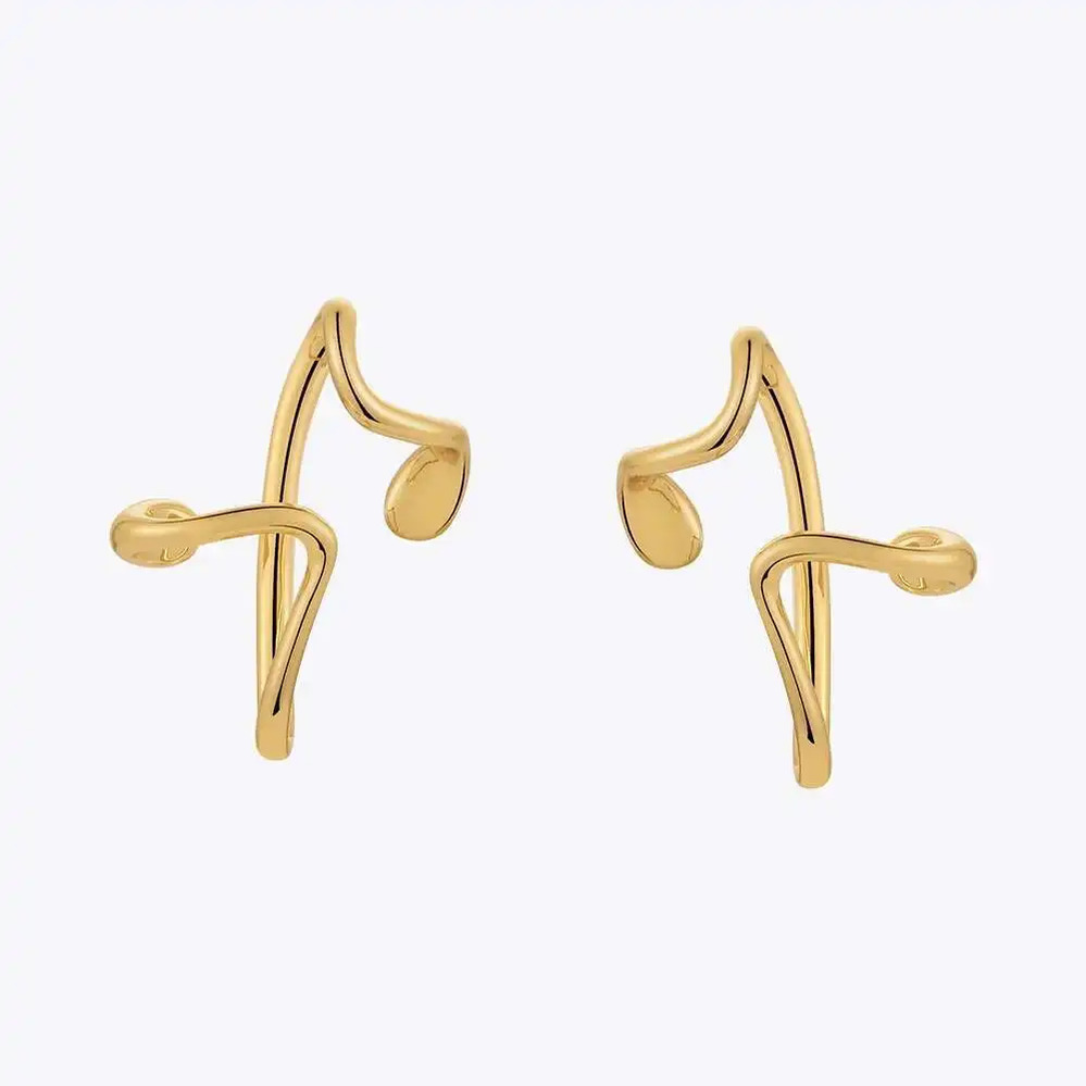 【クーポン利用で8240円】 【クーポン利用で8240円】 ピアス ゴールド ドロップ カブ レディース 水滴 ウォータードロップ イヤーカフ ファッション ジュエリー 自然 エレガント カラー 耳 イヤー カフ 誕生日 E