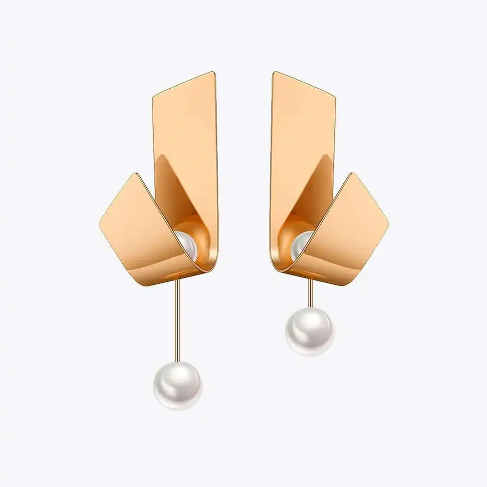【クーポン利用で9380円】 【クーポン利用で9380円】 ピアス ステンレス ドロップ パール レディース トレンド プロダクト ファッション ジュエリー スチール クリスマス