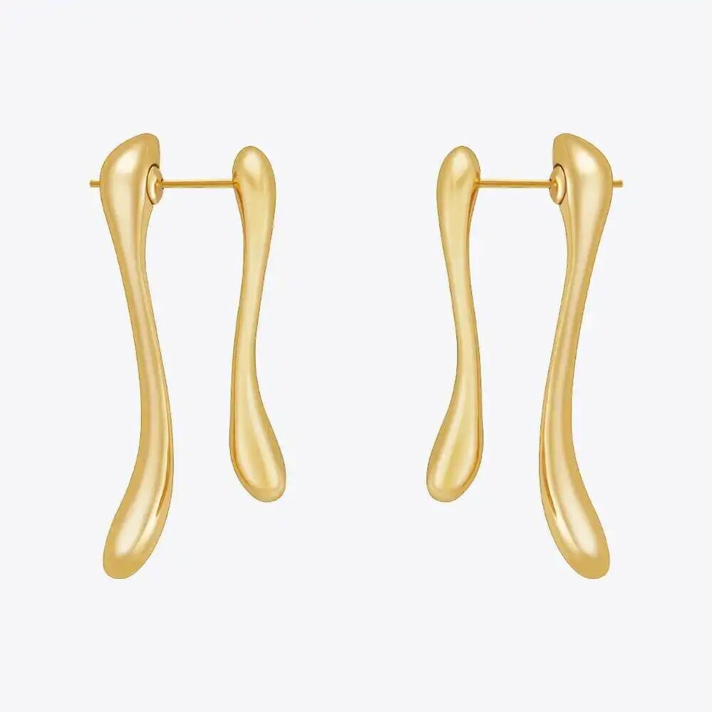 【クーポン利用で8230円】 【クーポン利用で8230円】 ピアス ステンレス ゴールド ドロップ レディース 水 スタッド カラー スチール かわいい ファッション ジュエリー ギフト