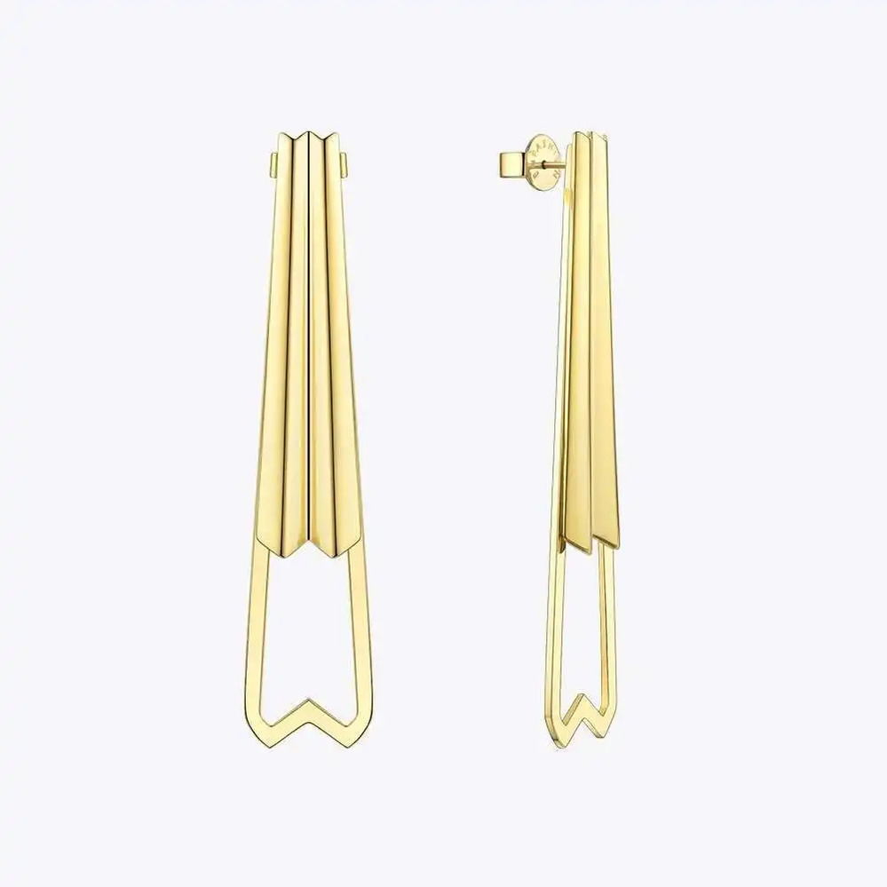 【クーポン利用で8160円】 【クーポン利用で8160円】 ピアス ステンレス ゴールド ドロップ レディース 幾何学 カラー ファッション ジュエリー スチール ハロウィーン