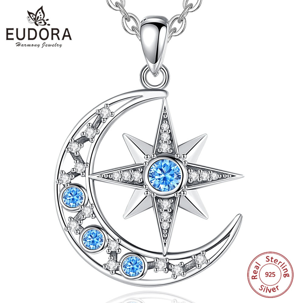 【送料無料】 ペンダント ネックレス シルバー リング 月 星 レディース 925 スターリング 三日月 ムーン ファイン ノース｜FineJewelrys
