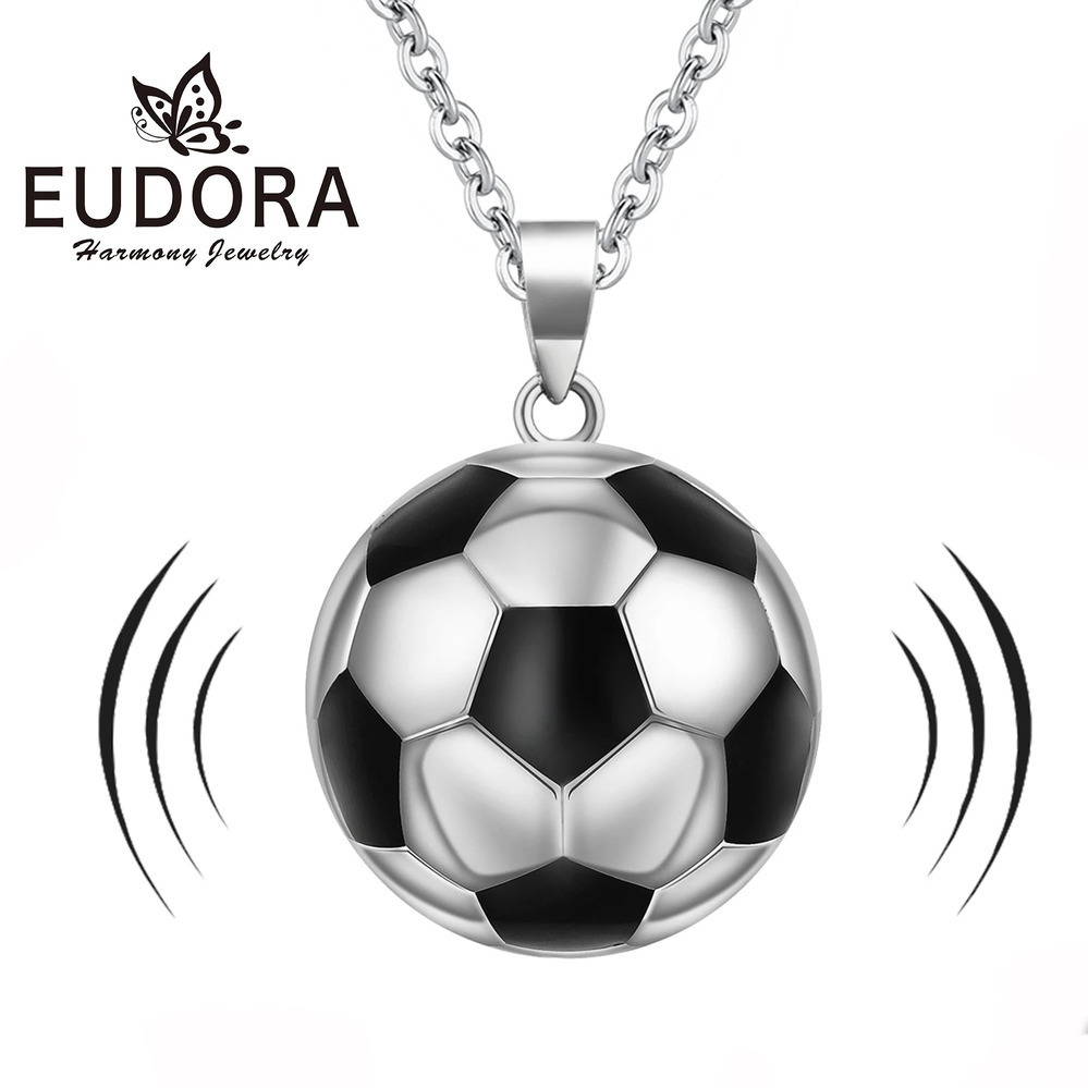 【クーポン利用で9330円】 【クーポン利用で9330円】 ペンダント ネックレス フットボール サッカー 音楽 レディース コリアー ボーラ 妊娠 20mm ボール 天使 ミュージカル ミュージック ベル DIY ジュエリー