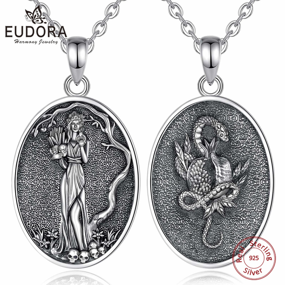 【送料無料】 ペンダント ネックレス シルバー スカル 神話 ジュエリー ユニセックス ギフト|FineJewelrys