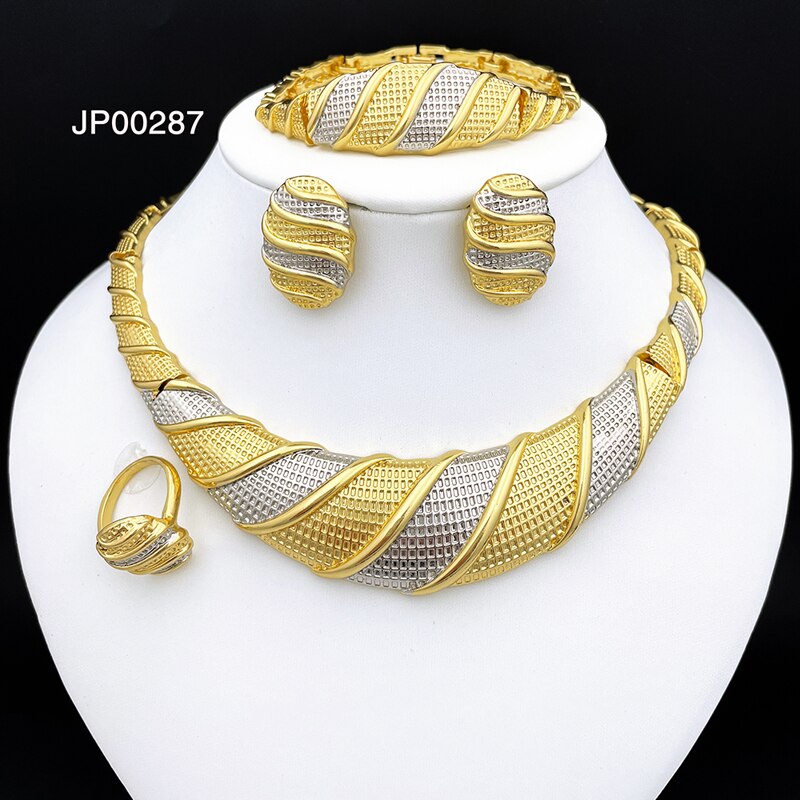 【クーポン利用で9420円】 【クーポン利用で9420円】 ネックレス ゴールド シルバー レディース 女性 プレート ジュエリー セット 2 カラー 結婚式 ウェディング バンケット パーティ 7,242円