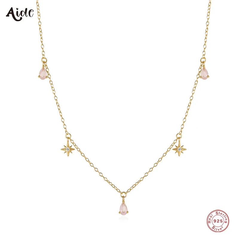【クーポン利用で8850円】 チャーム ペンダント ネックレス 白 ホワイト ジルコニア クリスタル シルバー ドロップ ピンク リング 星 レディース 925 スターリング