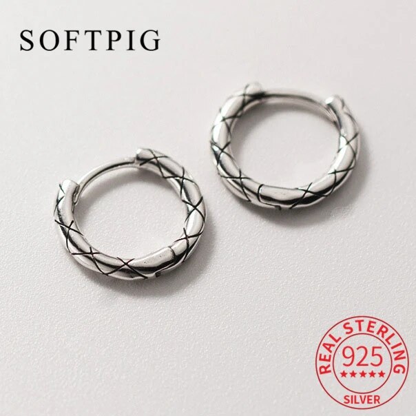【クーポン利用で4970円】 【クーポン利用で4970円】 ピアス シルバー ラウンド フープ リング レディース 女性 リアル 925 スター 星リング 網状 ライン 幾何学 ファイン ジュエリー ミニマリスト アクセサリー