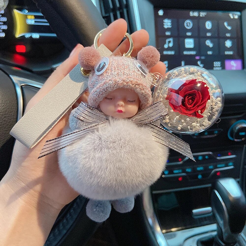 【クーポン利用で8110円】 ペンダント 動物 アニマル 花 フラワー チェーン ウサギ 車 鍵 メンズ 男性 新しい かわいい ソフト 人形 キー クリエイティブ レックス うさぎ ラビット ヘアー 永遠 エターナル アクセサリー カー バッグ ハイ