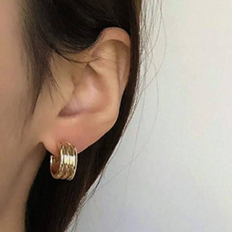 【クーポン利用で4970円】 【クーポン利用で4970円】 ピアス ステンレス ゴールド サークル フープ 韓国 レディース スモール トリプル スチール カラー クラッシー デイリー トリオ ファッション