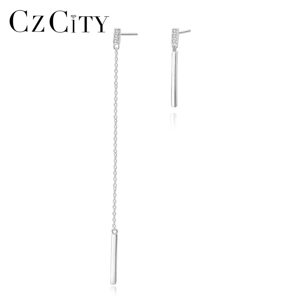 【クーポン利用で7920円】 【クーポン利用で7920円】 ピアス シルバー チェーン ドロップ リング レディース 新しい ユニーク 100% 925 スターリング タッセル エレガント ファイン プロム ジュエリー パーティ クリスマス ギフト