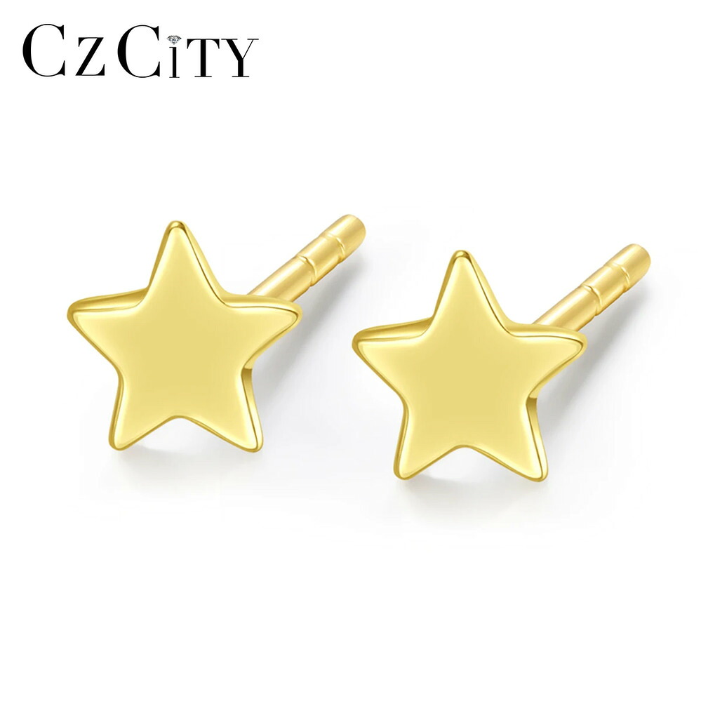 【送料無料】 】 ピアス シルバー シンプル リング 韓国 星 レディース スモール 925 スターリング スター スタッド ファイン ジュエリー ファッション チルドレン ガール クリスマス ギフト