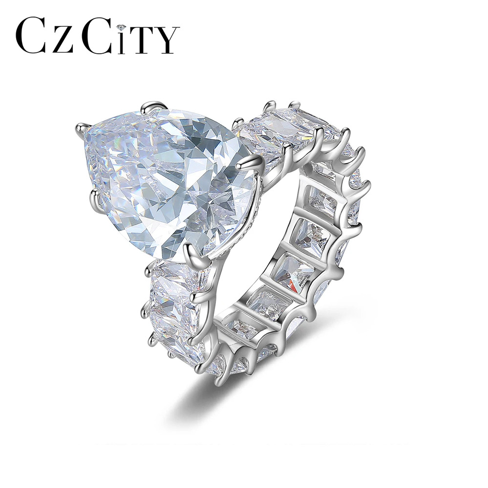 【クーポン利用で11540円】 指輪 リング シルバー レディース 贅沢 925 スターリング プロミス 永遠 結婚式 ウェディング 婚約 ファイン ジュエリー ファッション CZ クリスマス ギフト｜FineJewelrys
