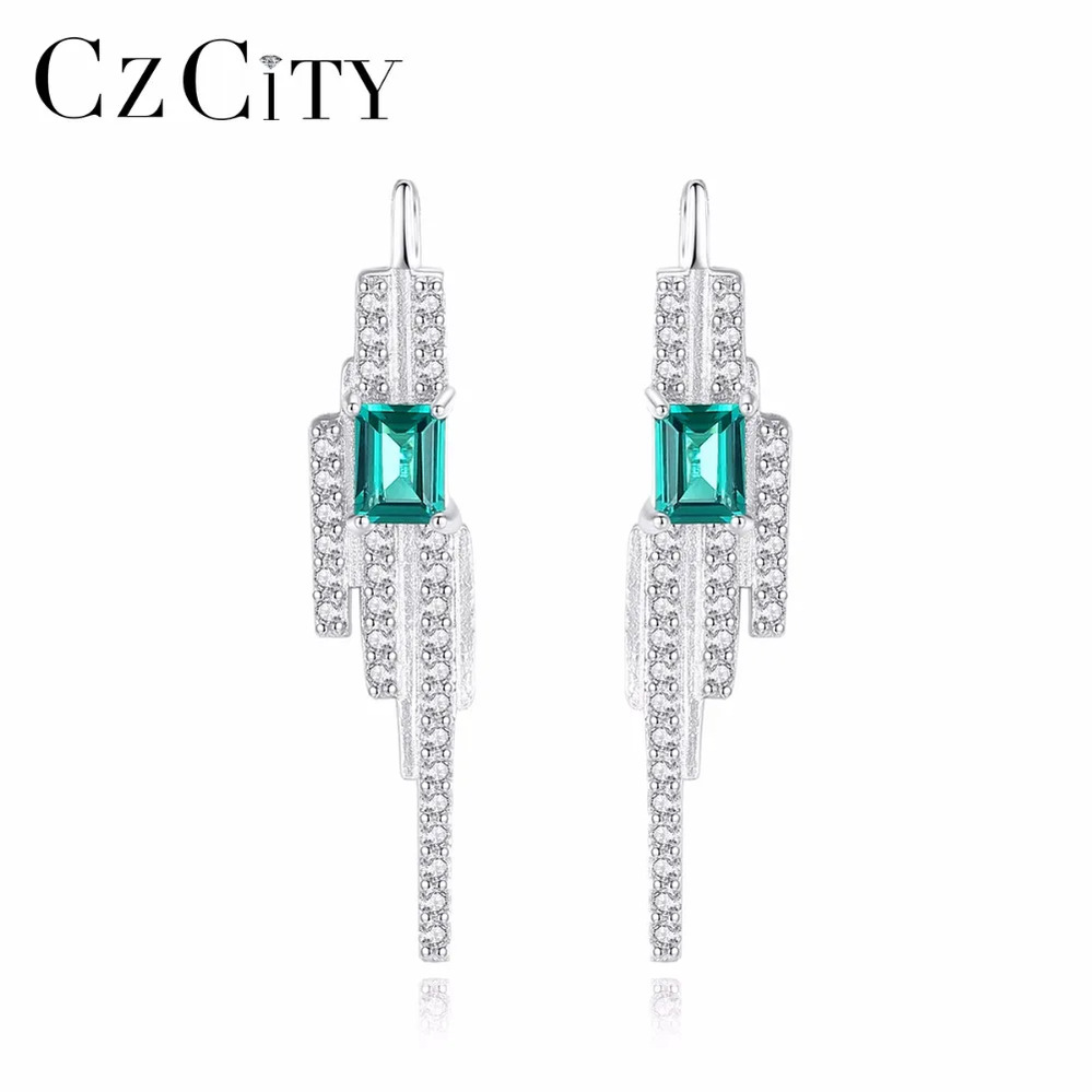 【クーポン利用で8150円】 【クーポン利用で8150円】 ピアス エメラルド シルバー スクエア ストーン リング レディース 925 チャーム スターリング 四角 ブルー グリーン ジェムストーン 小さい CZ スタッド 結婚式 ウェディング ファイン ジュエリー