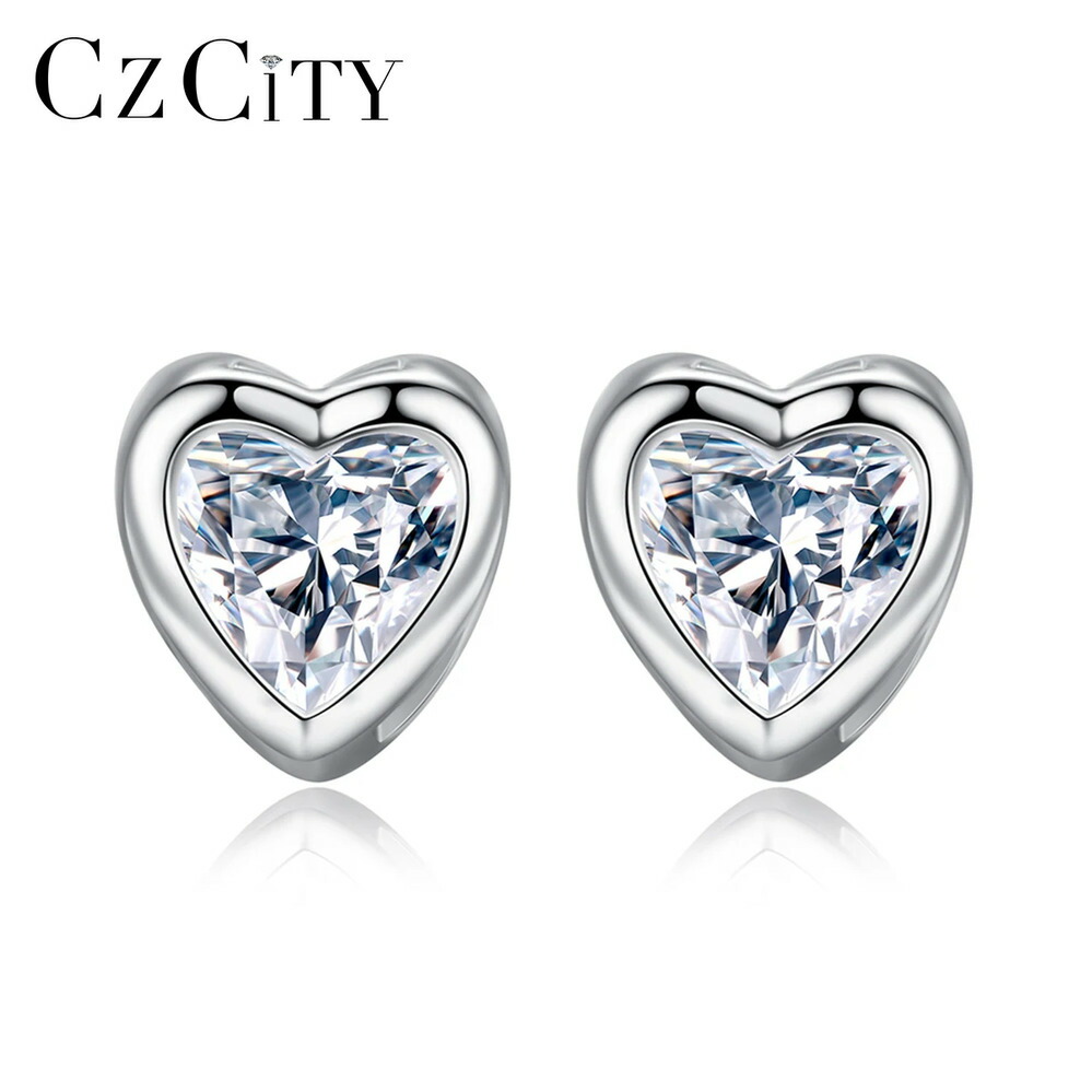 【クーポン利用で8270円】 【クーポン利用で8270円】 ピアス ゴールド シルバー ハート リング LOVE レディース 新しい 925 スターリング スタッド 結婚式 ウェディング 婚約 ファイン ジュエリー カラー Love ギフト 友達