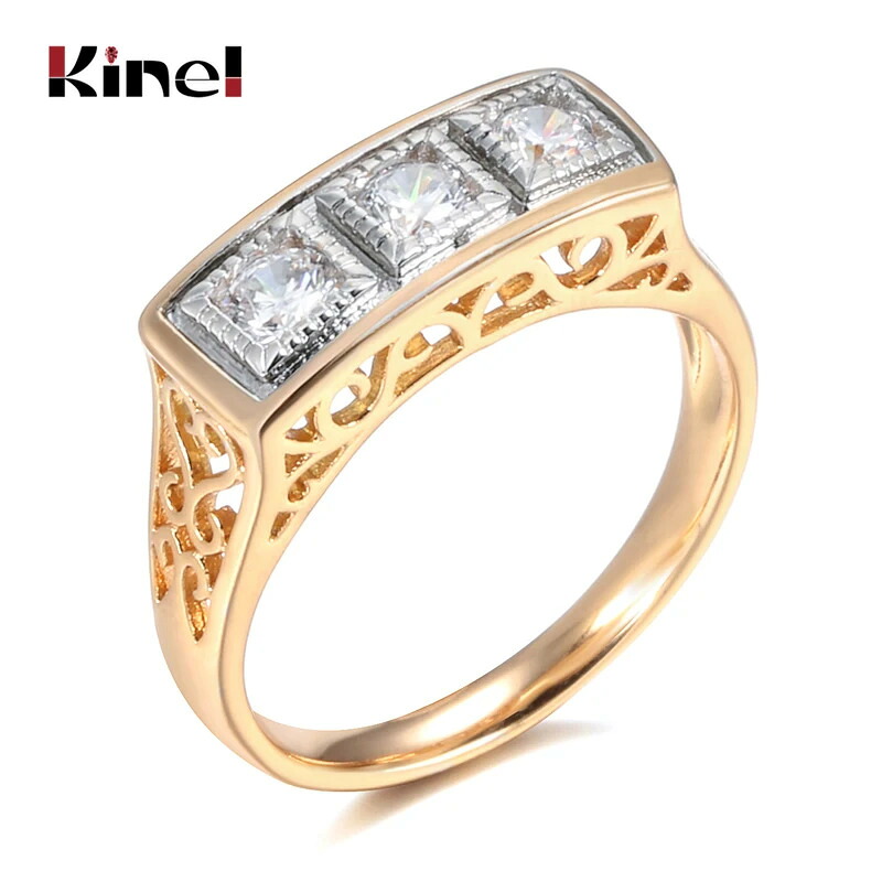 【クーポン利用で7260円】 【クーポン利用で7260円】 指輪 リング ジルコニア ゴールド レディース 贅沢 585 ローズ マイクロワックス インレイ ナチュラル ジルコン エスニック 結婚式 ウェディング ファイン ジュエリー