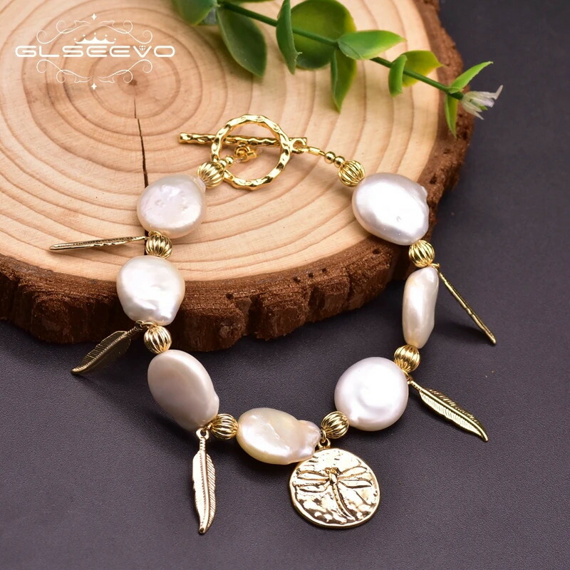 【クーポン利用で11970円】 【クーポン利用で11970円】 ブレスレット インセクト ドラゴン トンボ メタル パール レトロ タグ 昆虫 レディース オリジナル デザイン ナチュラル バロック パイ 誕生日 ペア ドラゴンフライ ジュエリー