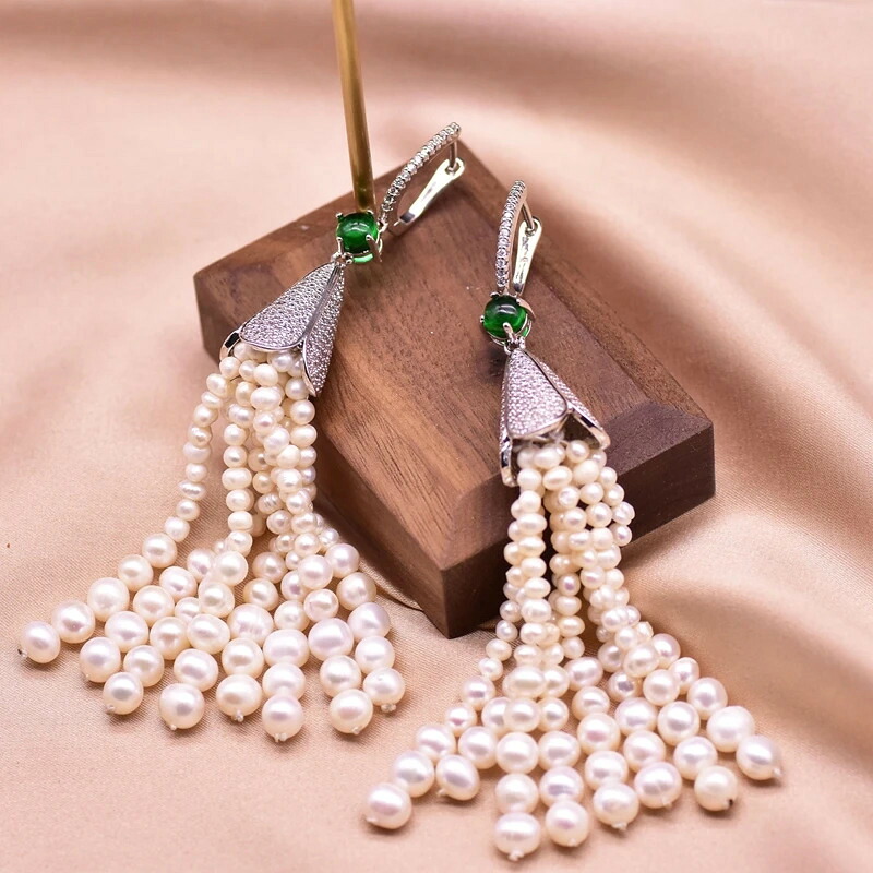 【クーポン利用で18060円】 【クーポン利用で18060円】 ペンダント ピアス シルバー パール ロング レディース ハンドメイド 淡水 タッセル ガール 結婚式 ウェディング ボヘミアン 925 贅沢 ジュエリー 14,042円