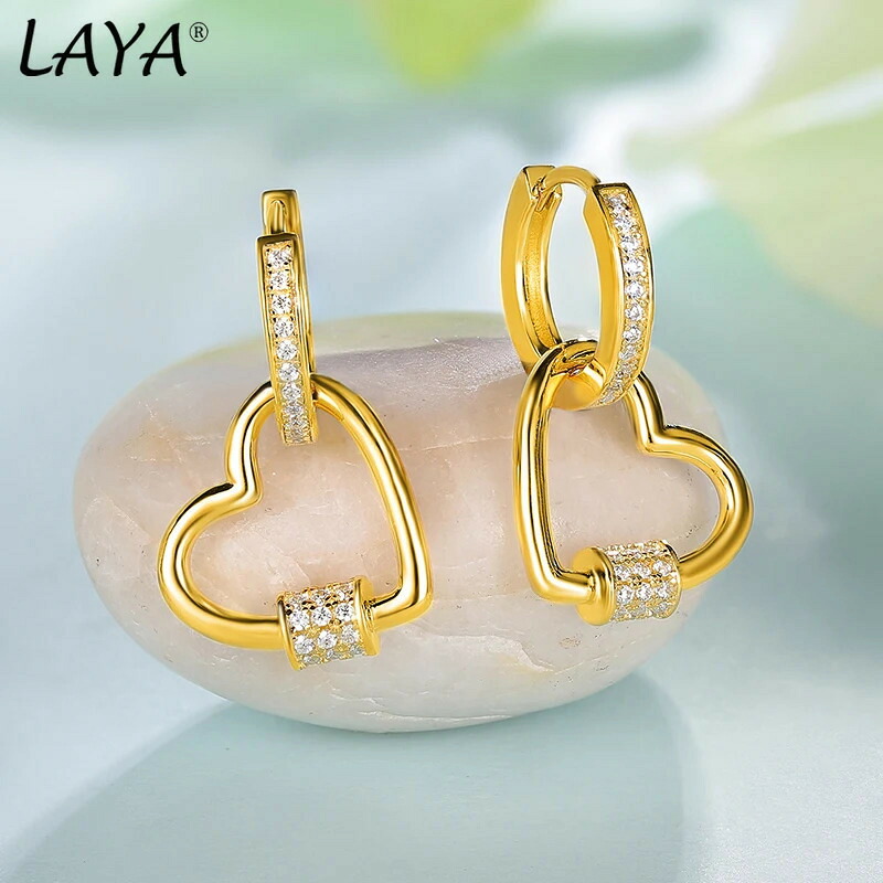 【クーポン利用で11680円】 ピアス ジルコニア シルバー シンプル ハート リング LOVE レディース 925 スターリング Love 形 シェープ ファッション シャイニング ジルコン ハギー 贅沢 ファイン ジュエリー トレンド｜FineJewelrys
