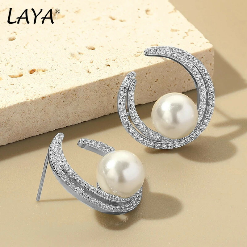 【送料無料】 】 ピアス シルバー パール シェル リング レディース ピュア 925 スターリング 貝殻 婚約 結婚式 ウェディング 贅沢 イヤー 耳 ファイン ジュエリー トレンド 9,021円