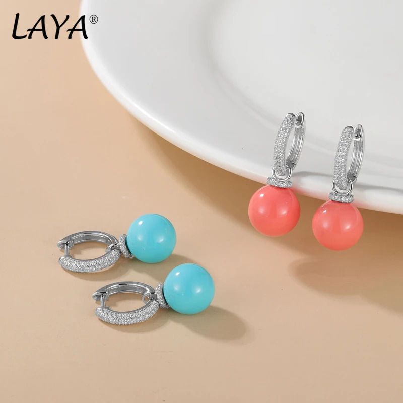 【クーポン利用で12490円】 ピアス ジルコニア シルバー リング レディース 新しい ファッション ターコイズ ジルコン 100％ 925 スターリング プレート ローレンシューム ジュエリー ギフト｜FineJewelrys