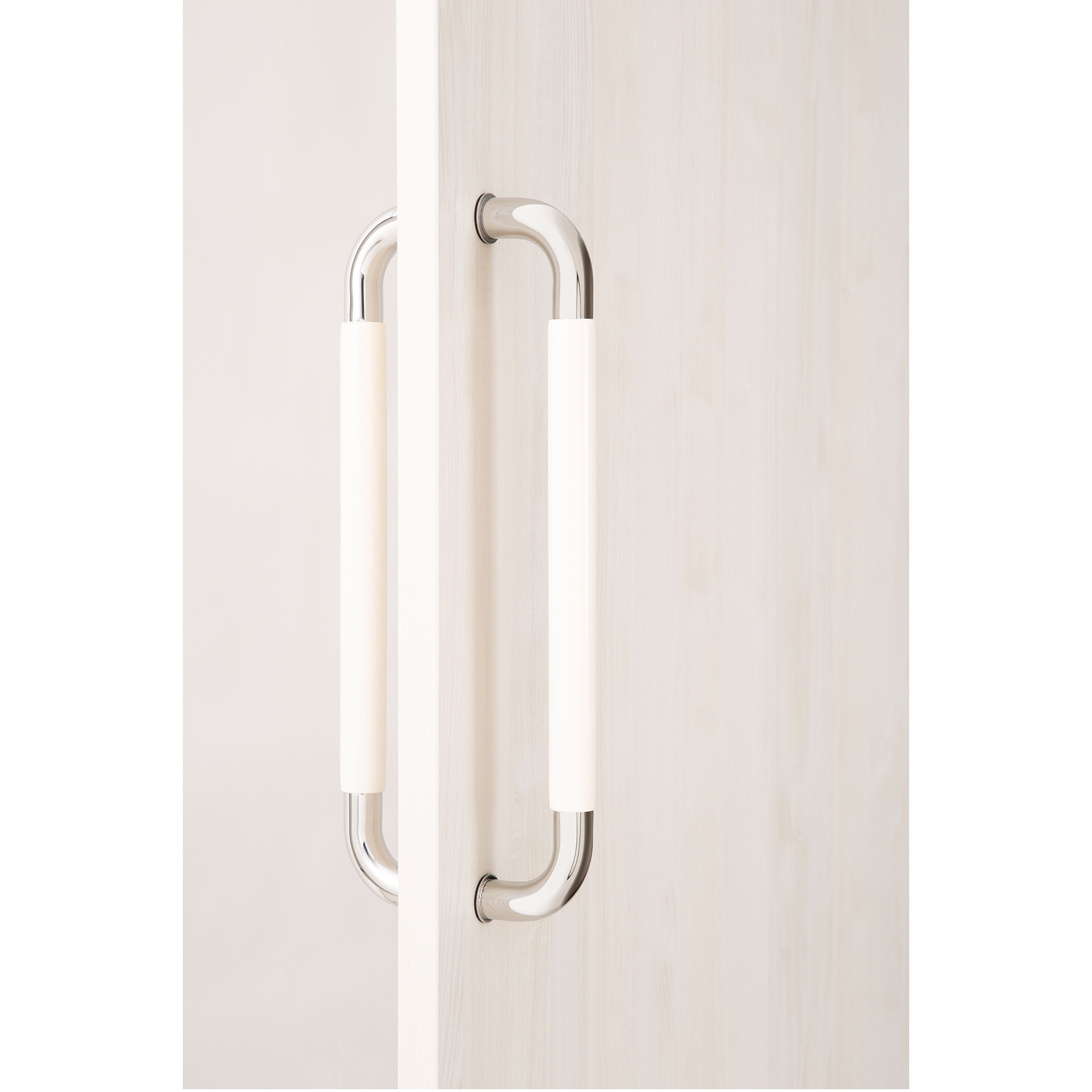 楽天市場】ドアハンドル 45cm ホワイトカラー（木製グリップ部分