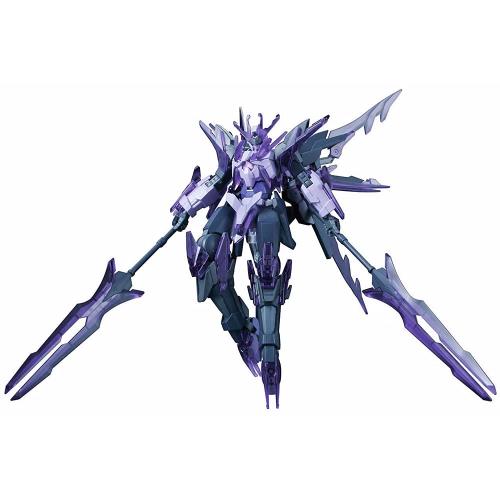 HGBF ガンダムビルドファイターズ炎トライ トランジェントガンダムグレイシャー 1/144スケール 色分け済みプラモデル画像