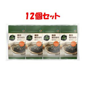 「セット販売」【CJ FOODS JAPAN】 bibigo 韓国味付けのり(8袋入)×12個セット 【フード・飲料】