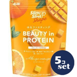 「セット販売」「アサヒグループ食品」スリムアップスリムシェイプ　BEAUTY in PROTEIN　300g　5個セット 6,119円
