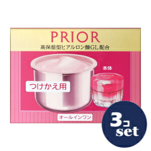 「セット販売」「資生堂」プリオール　薬用　リンクル美コルセットゲル　ｎ　（つけかえ用）90g　3個セット｜薬のファインズファルマ店