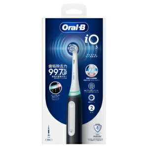 楽天市場】ブラウン 電動歯ブラシ オーラルB iO3 ブラック 充電式 電動