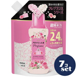 「セット販売」「P&Gジャパン」レノアアロマジュエル　ブルーミングブロッサムの香り　つめかえ用特大サイズ　1040ml　7個セット