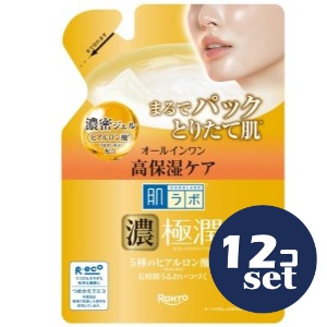 「セット販売」「ロート製薬」肌ラボ 極潤 パーフェクトゲル つめかえ用 80g 12個セット
