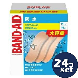 「セット販売」「KENVUE」バンドエイド防水　Mサイズ　90枚　24個セット｜薬のファインズファルマ店