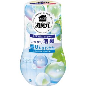 【小林製薬】 お部屋の消臭元 ふんわり清潔せっけん 400mL 【日用品】
