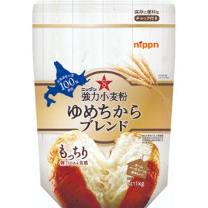 「セット販売」「ニップン」　ニップン　強力小麦粉　ゆめちからブレンド　1kg×12個セット