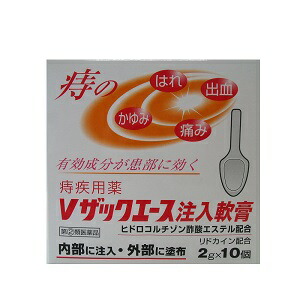 Vザックエース注入軟膏 2g×10個