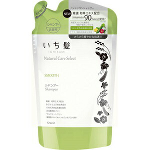 楽天市場 クラシエ いち髪 ナチュラルケアセレクト スムース シャンプー つめかえ用 340ml 日用品 薬のファインズファルマ楽天市場店