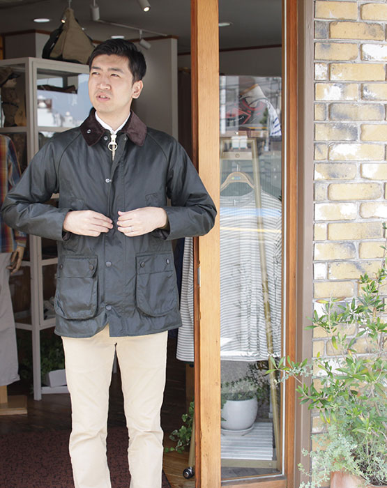 新品 Barbour バブアー ワックス ジャケット BEDALE 34サイズ-