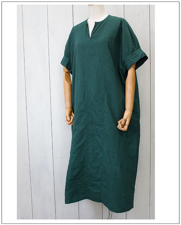 ホームスパン homespun リネンラップドレス 麻素材 七分袖 hs201-1372-m-03-pl.jpg