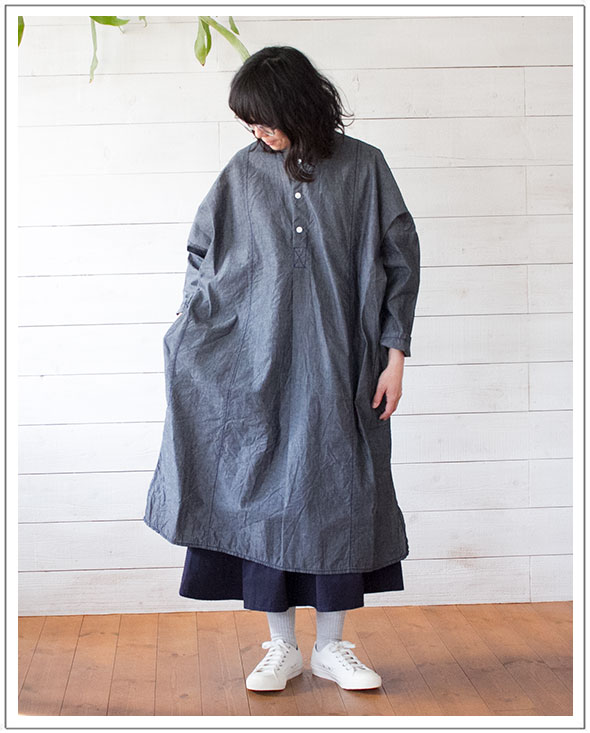 ホームスパン homspun シャツワンピース 楽天市場】homspun(ホームスパン） コットンドビーツイル