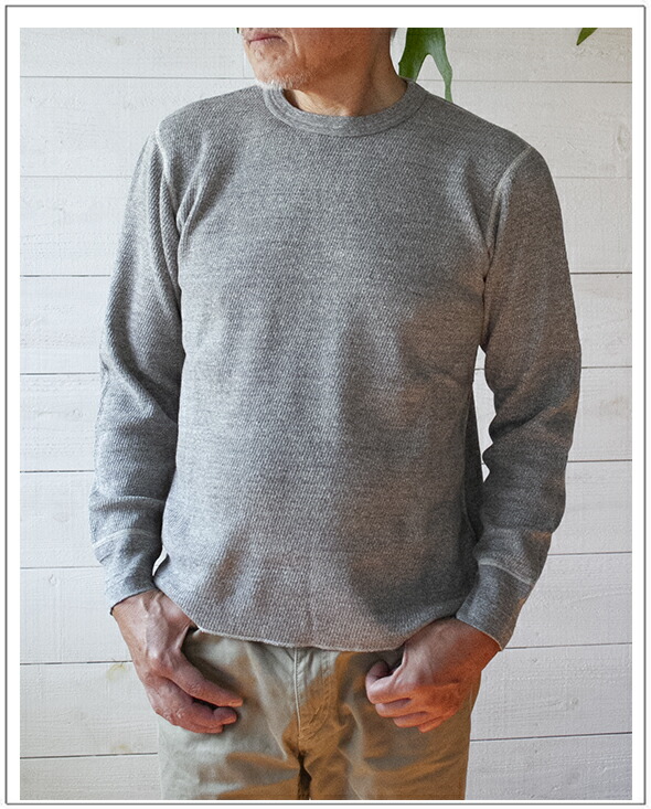 【楽天市場】FilMelange(フィルメランジェ)DAN/ダン[Men's]ワッフル長袖Tシャツ：FINE