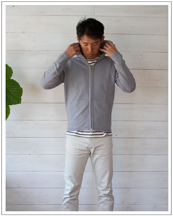 Scott & Charters（スコットアンドチャーターズ） ニットパーカー(Men's) ジップアップパーカー