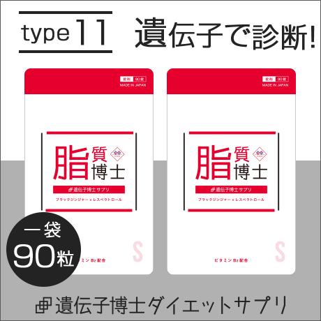 【定期購入】【type11】遺伝子博士ダイエットサプリ30日分 ダイエット ダイエットサプリ 肥満遺伝子 遺伝子検査【送料無料】