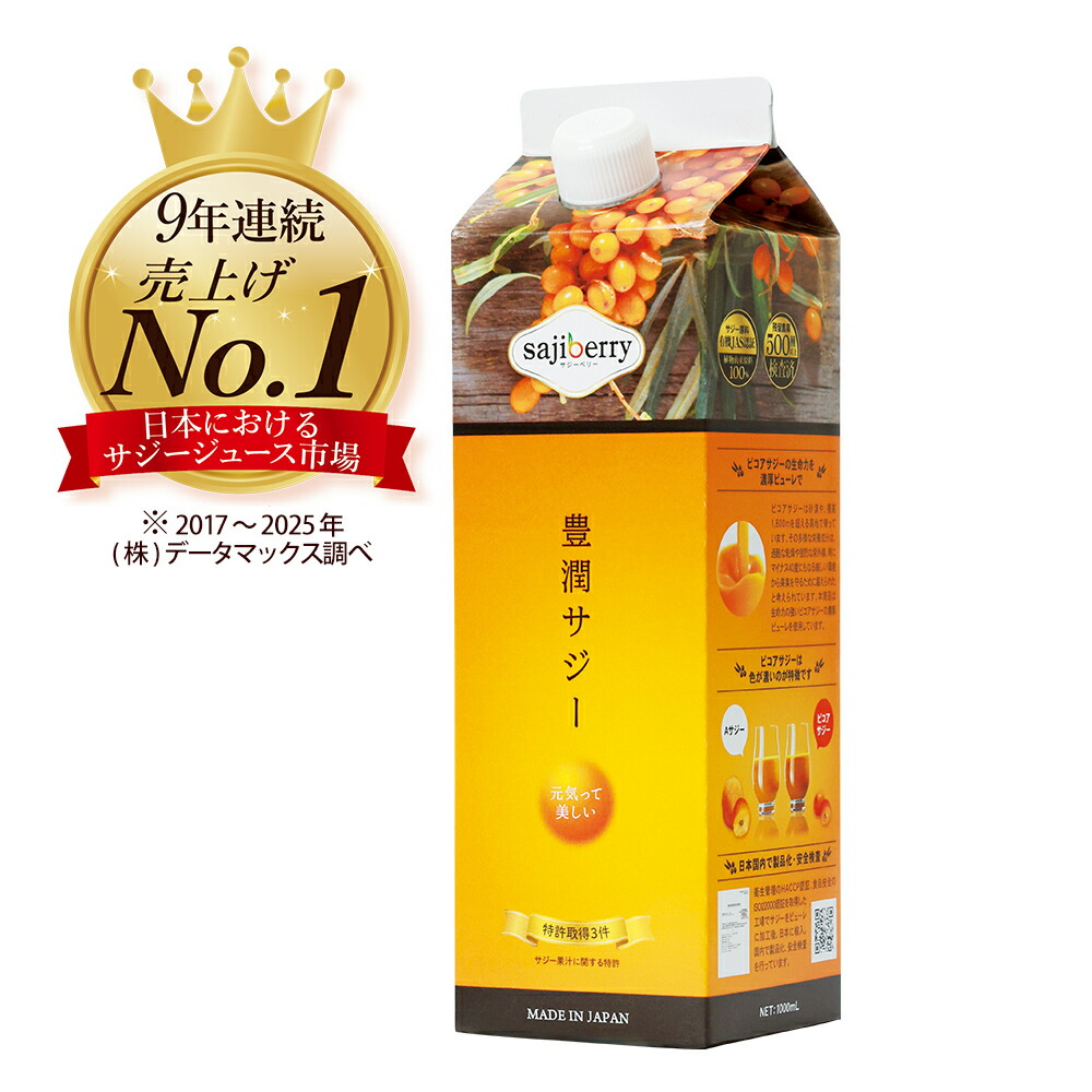 豊潤サジー 1000ml サジージュース【紙パックタイプ】 公式 フィネス