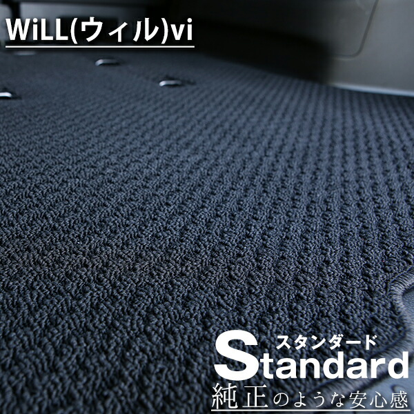 《シンプルさが特徴的!》 WiLL(ウィル)vi フロアマット NCP19 カーマット 足元マット 純正互換ループ生地 カー用品