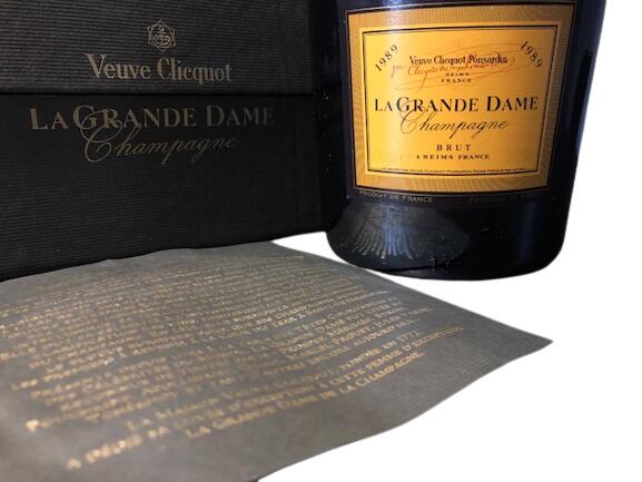 1989 Veuve Clicquot ラ Brut Millesime Posardin 750ml Dame France