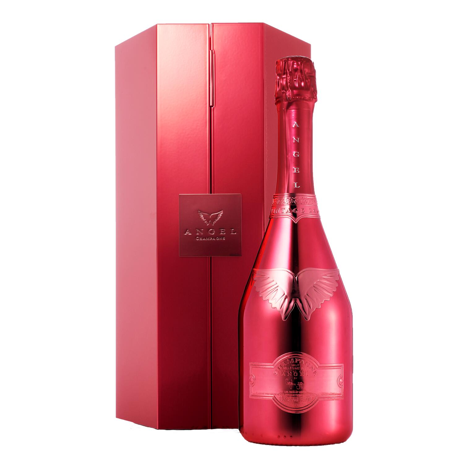 2011 Angel Vintage Millesime Brut RED エンジェル レッド ブリュット ミレジメ ヴィンテージ 辛口 Champagne France シャンパーニュ フランス 750ml 12.5% ギフトボックス付 記念日 インスタ映え 高級シャンパン キャバクラ ホスト お祝い 正月 母の日 父の日|ファインワイン