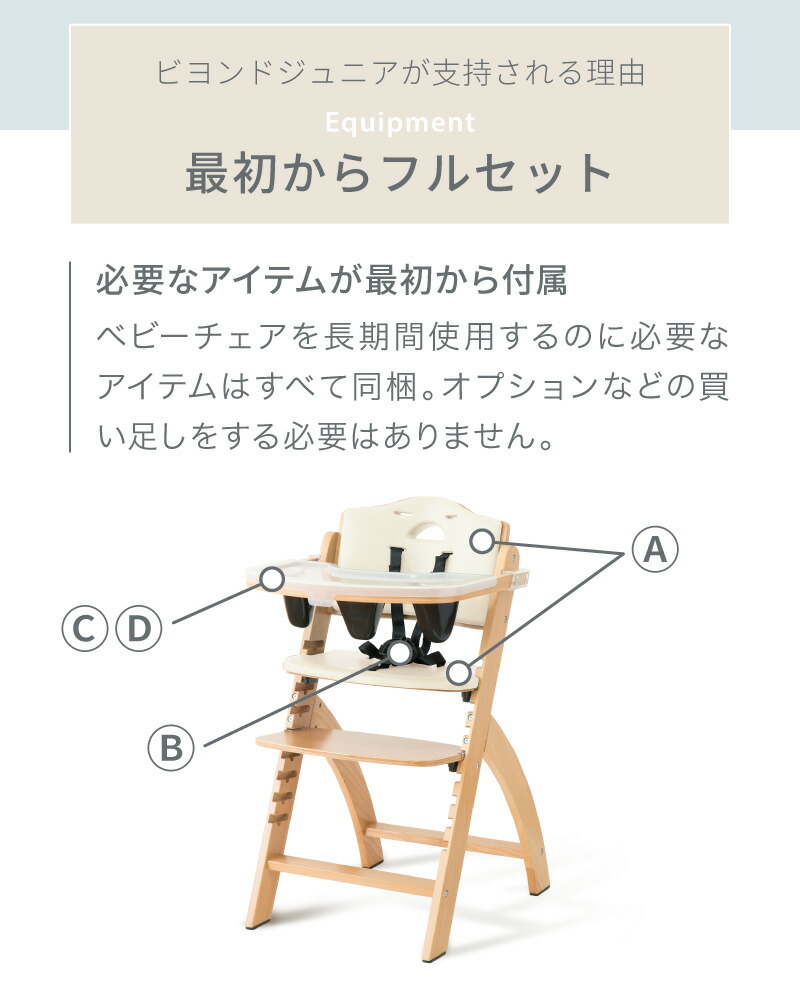 100万台突破記念！ポイント5倍！】ビヨンドジュニア ベビーチェア