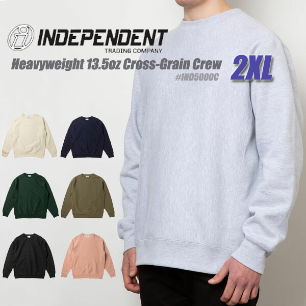 希少 INDEPENDENTトレーナー クルーネック スウェット パーカー ind5000-2xl-1.jpg