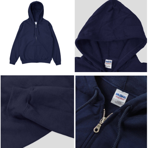 gildan zip up